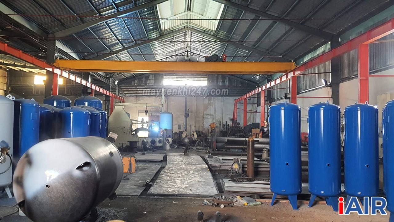 Tìm hiểu các loại bình chứa khí nén