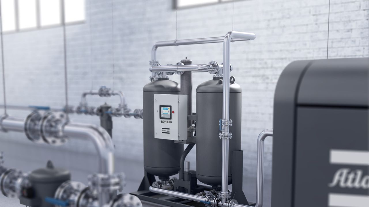 Đảm bảo vị trí lắp đặt máy sấy khí thông thoáng