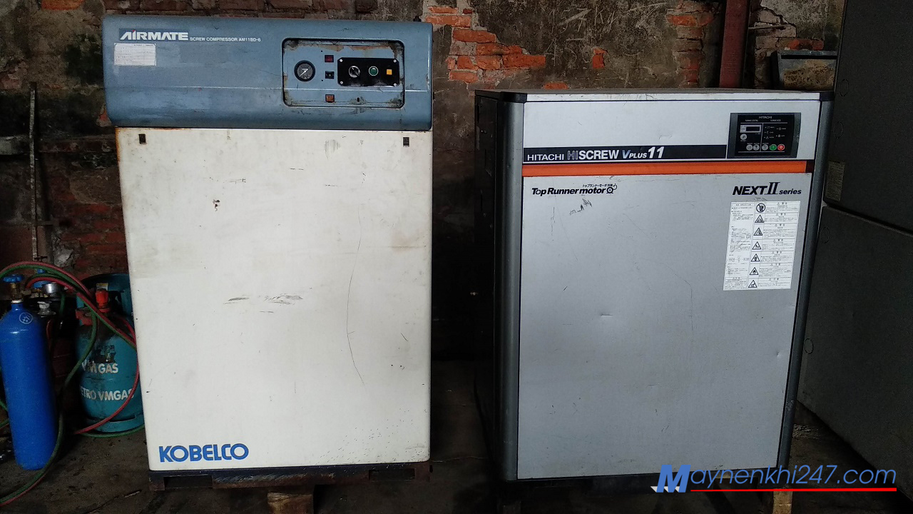 chất lượng máy nén khí cũ không đồng đều