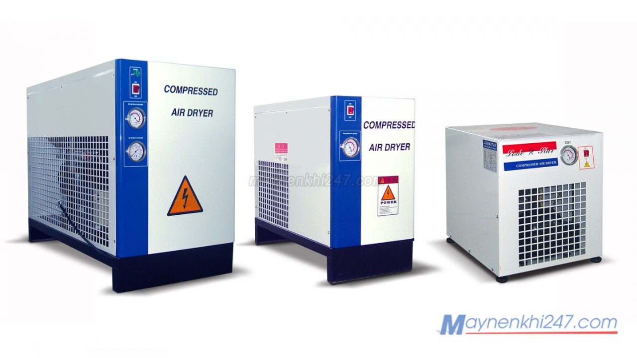Máy sấy khí tác nhân lạnh sẽ có quy trình bảo dưỡng riêng so với máy sấy khí hấp thụ
