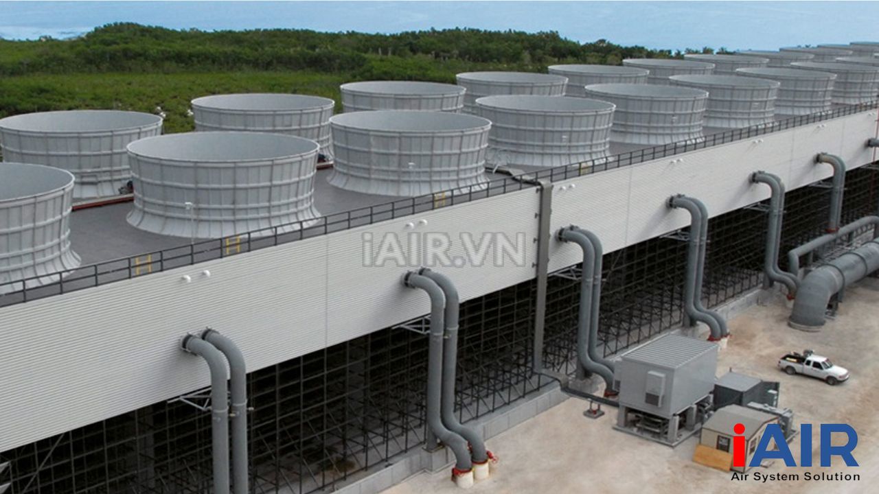 Hình ảnh tháp giải nhiệt nước thực tế