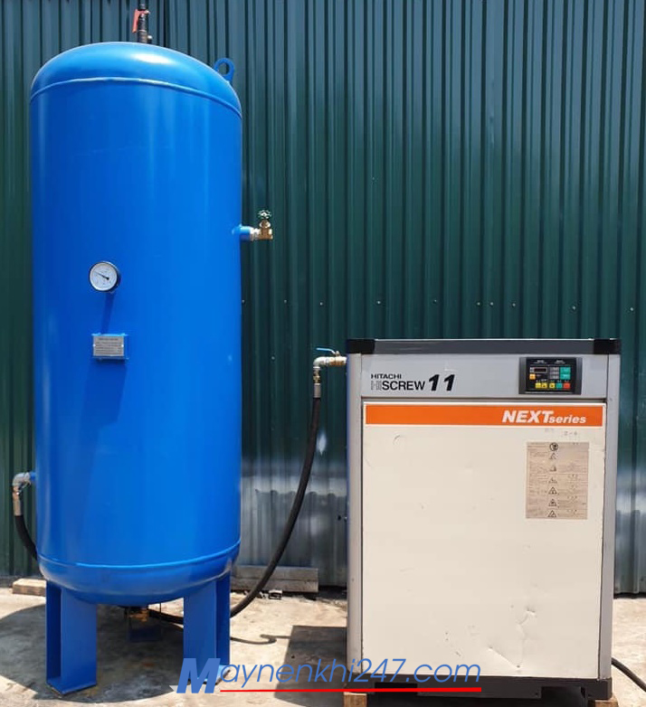 bộ máy nén khí cũ hitachi 11kw