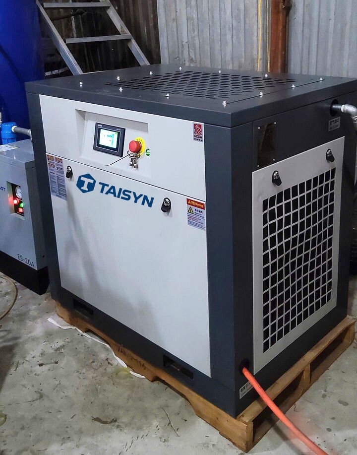 Lắp đặt Bộ Máy nén khí Mafuki 15kW cho khách hàng ngành Bao bì tại Hà Nội