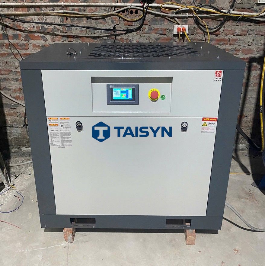 Lắp đặt Bộ Máy nén khí Mafuki 15kW cho khách hàng ngành Gỗ Công nghiệp Nội thất tại Hà Nội