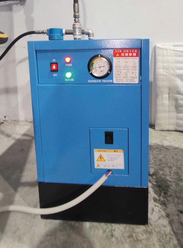 Lắp đặt bộ M&aacute;y n&eacute;n kh&iacute; Taisyn 7.5kW cho kh&aacute;ch h&agrave;ng ng&agrave;nh Gỗ tại Hưng Y&ecirc;n