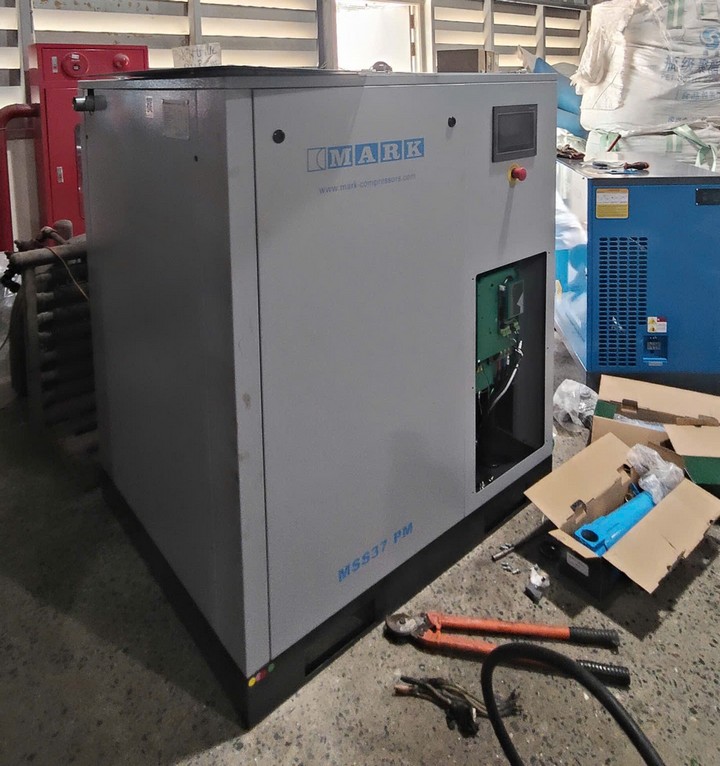 Lắp đặt Bộ Máy nén khí Mark 37kW cho khách hàng ngành Nhựa tại Hưng Yên