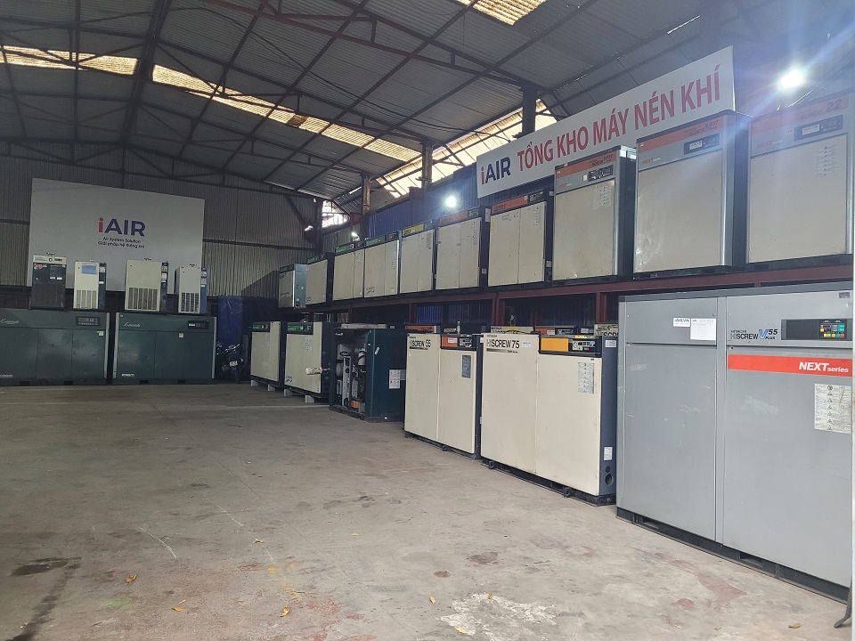 Kho máy nén khí nhật bãi