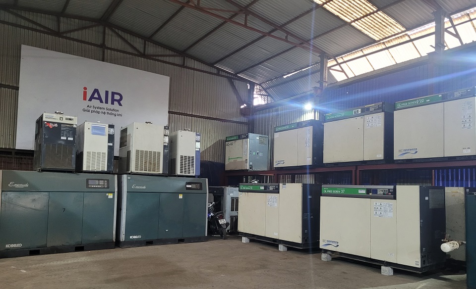 cho thuê máy nén khí không dầu