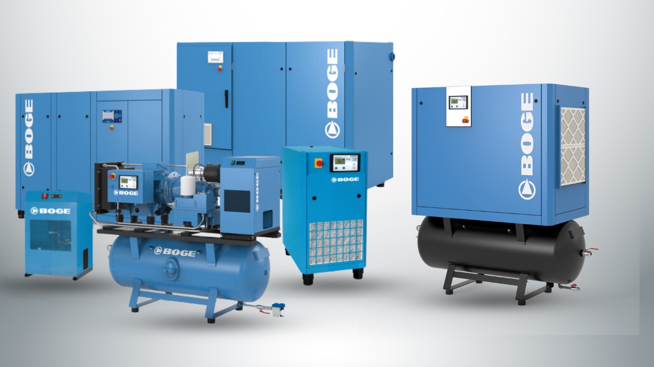 M&aacute;y n&eacute;n kh&iacute; Boge sở hữu c&ocirc;ng nghệ v&agrave; chất lượng vượt trội