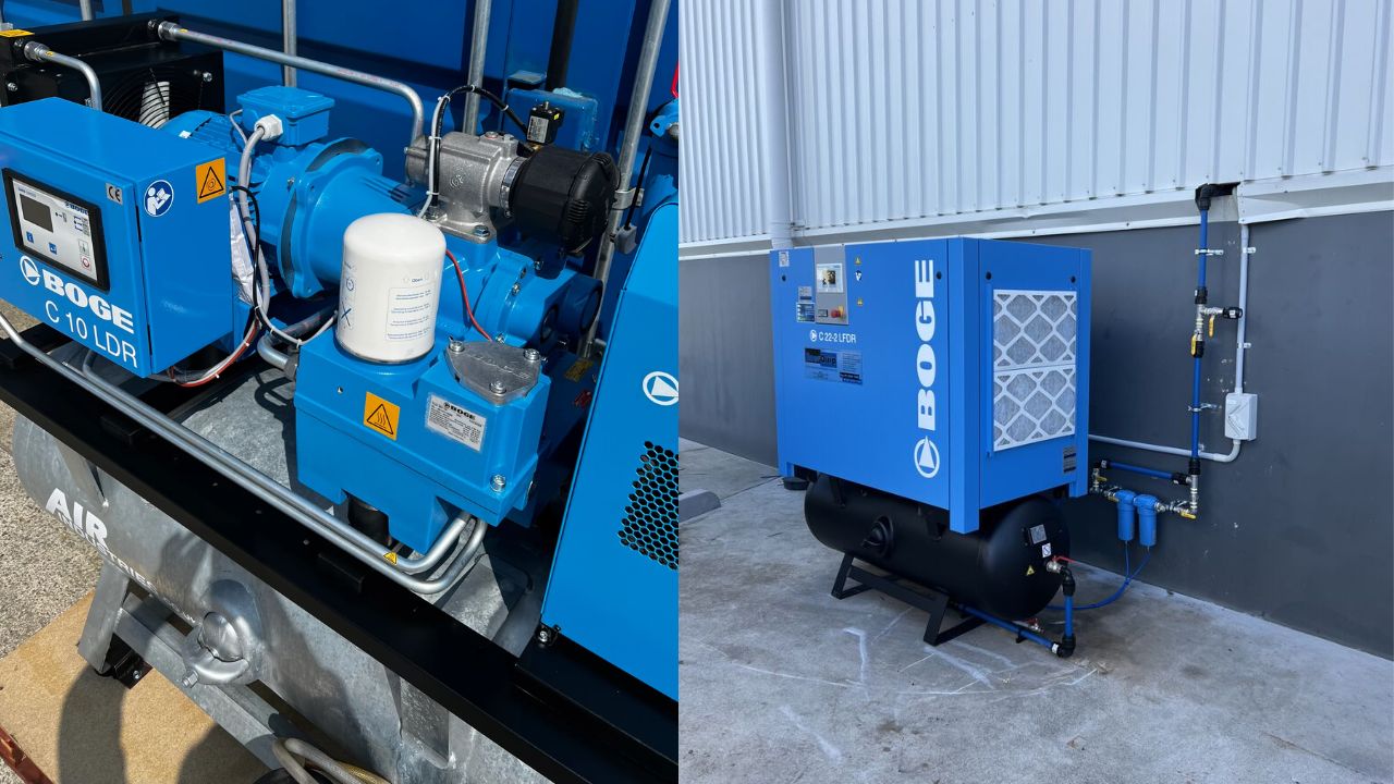 M&aacute;y n&eacute;n kh&iacute; Boge được ứng dụng trong nhiều lĩnh vực