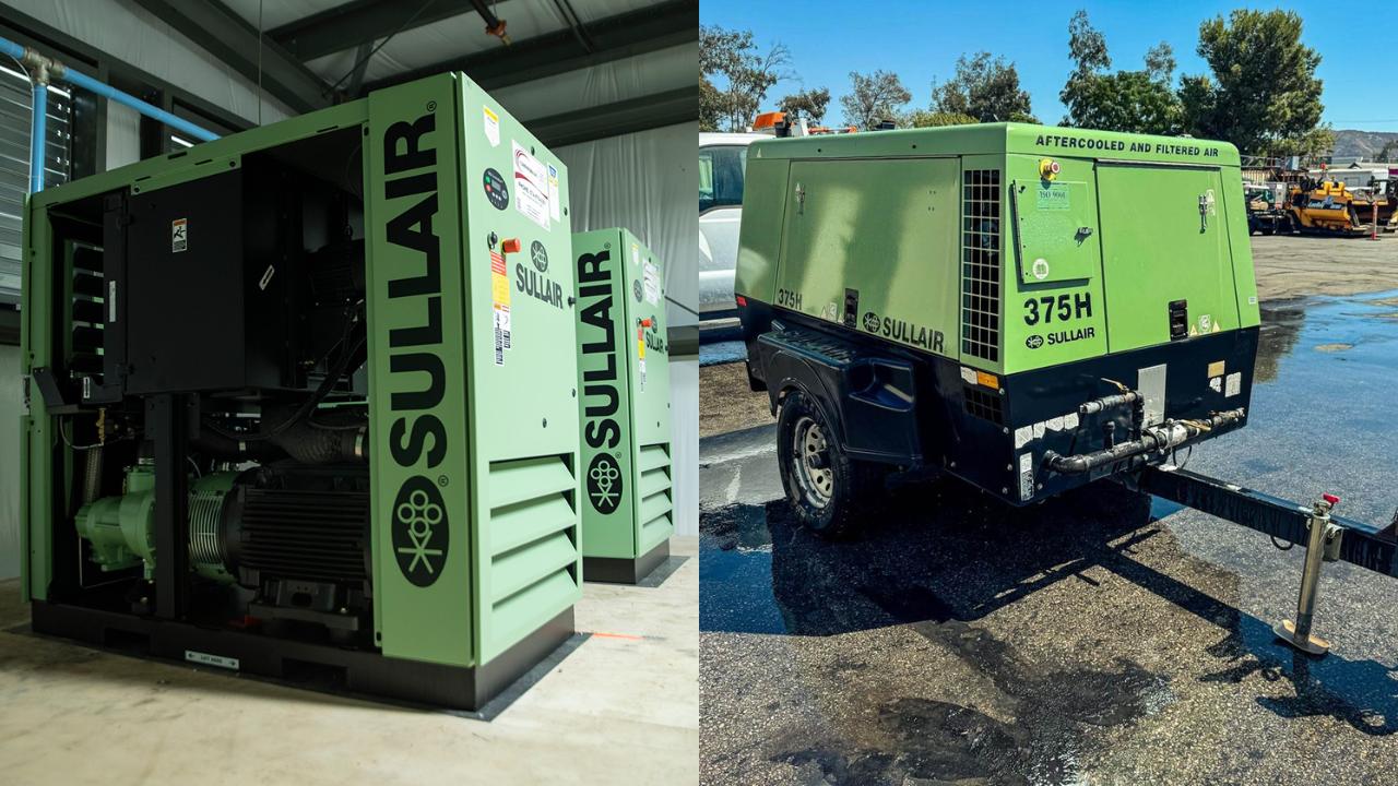 M&aacute;y n&eacute;n kh&iacute; Sullair mang đến nhiều ưu điểm vượt trội