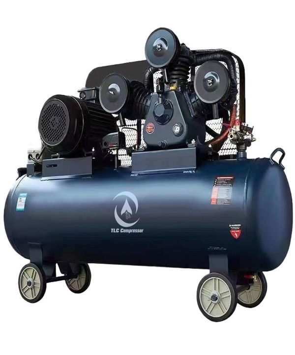 M&aacute;y n&eacute;n kh&iacute; piston TLC c&oacute; b&igrave;nh chứa dung t&iacute;ch lớn v&agrave; &aacute;p suất l&agrave;m việc ổn định
