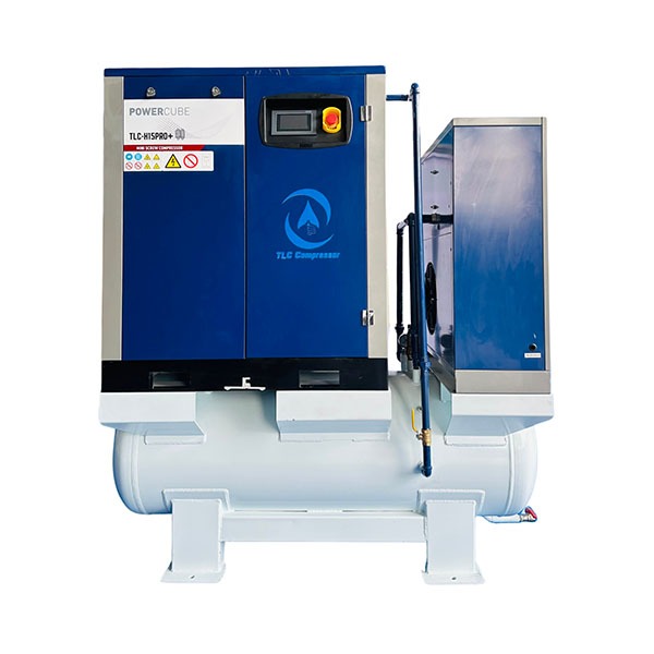 M&aacute;y n&eacute;n kh&iacute; trục v&iacute;t TLC c&oacute; lớp vỏ bảo vệ bằng kim loại chắc chắn, t&iacute;nh thẩm mỹ cao