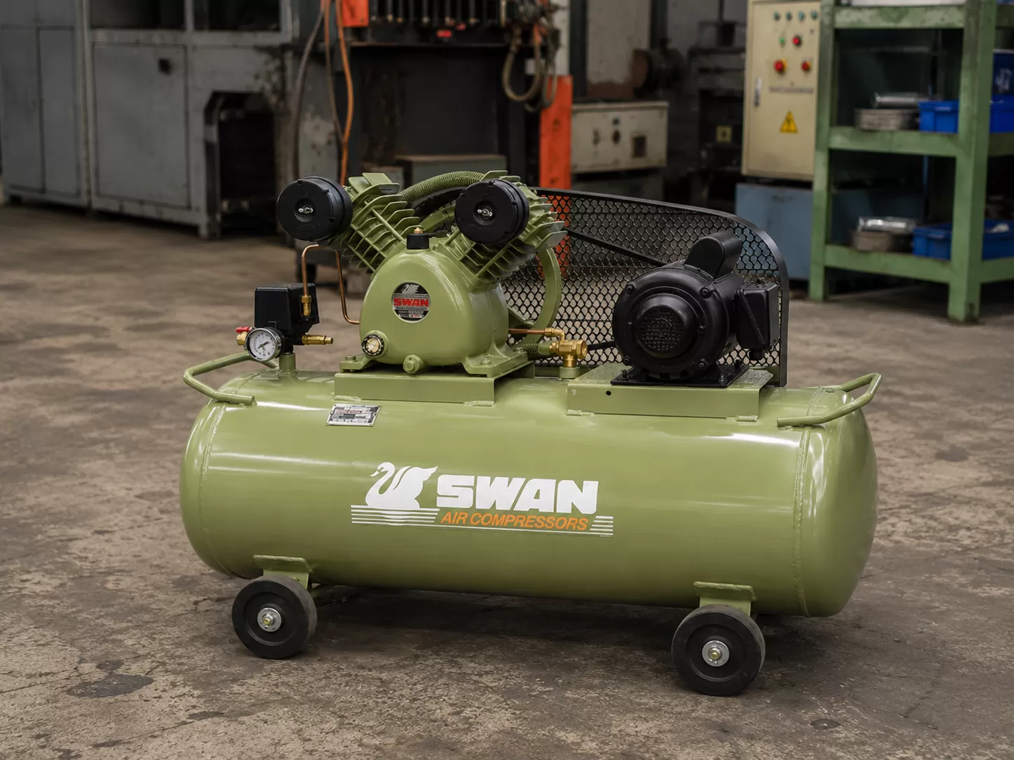 máy nén khí piston 2hp swan
