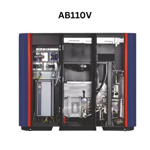Máy nén khí trục vít không dầu biến tần ELgi 110kw (150hp) AB110V