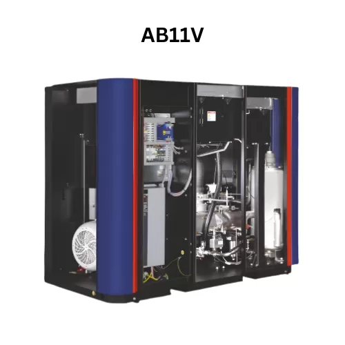 Máy nén khí trục vít không dầu biến tần ELgi 11kw (15hp) AB11V