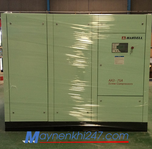 Máy nén khí trục vít Hanbell 75kw AA3-75A
