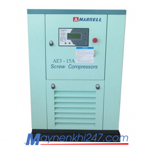 Máy nén khí trục vít Hanbell 15kw AE3-15A