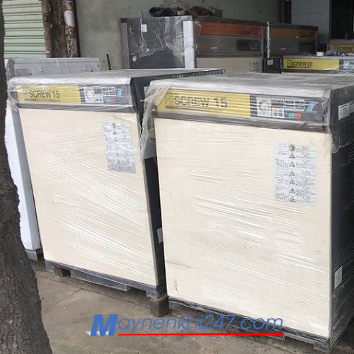 Máy nén khí cũ Nhật bãi 15kw (20hp)