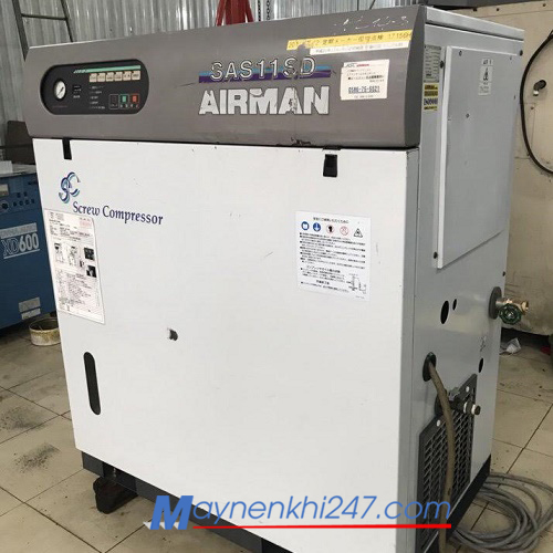 Máy nén khí Airman cũ 11kw - 15hp