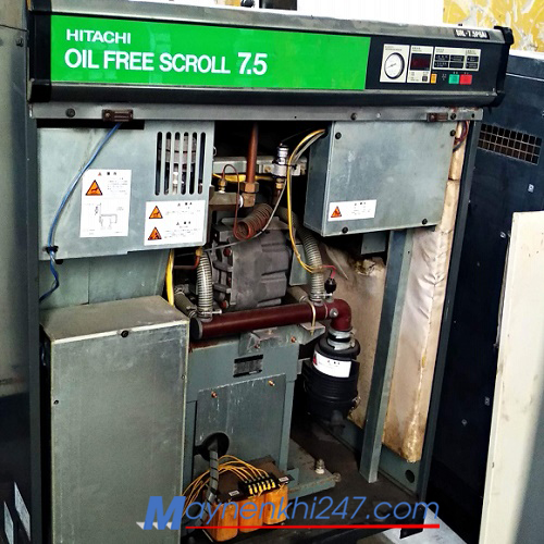 Máy nén khí không dầu Hitachi 7.5kw - 10hp