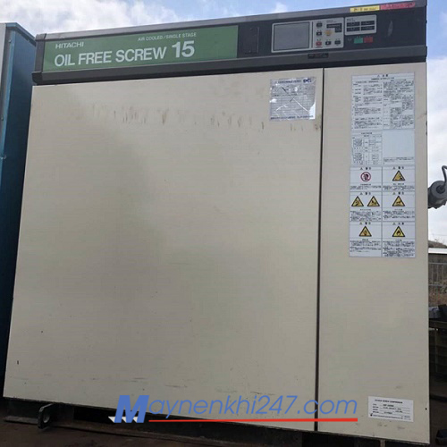 Máy nén khí không dầu Hitachi 15kw - 20hp