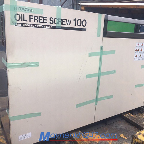 Máy nén khí không dầu Hitachi 100kw - 135hp