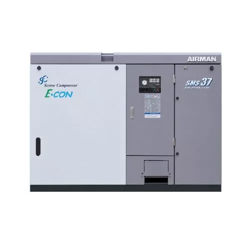 Máy nén khí Airman 37kw (50hp), SMS37SD (Nhật bãi)