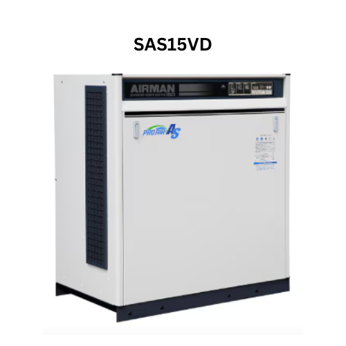 Máy nén khí trục vít biến tần Airman 15KW model SAS15VD