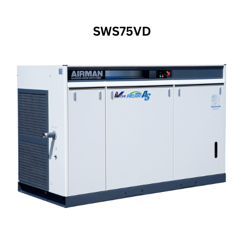Máy nén khí trục vít biến tần Airman 75KW model SWS75VD