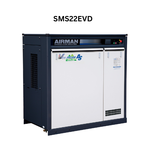 Máy nén khí trục vít biến tần Airman 22KW model SMS22EVD