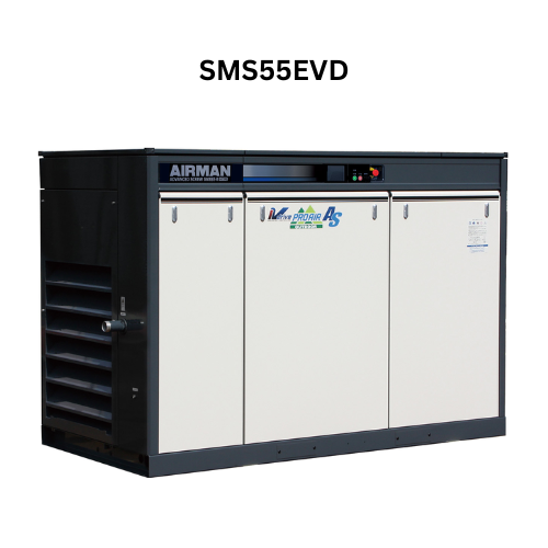 Máy nén khí trục vít biến tần Airman 55KW model SMS55EVD