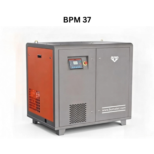 Máy nén khí trục vít biến tần Buma 37KW model BPM37