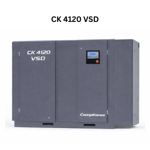 Máy nén khí trục vít biến tần 225KW CompKorea CK 4120 VSD