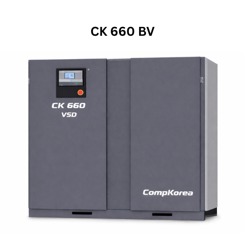 Máy nén khí trục vít biến tần 37KW CompKorea CK 660 BV