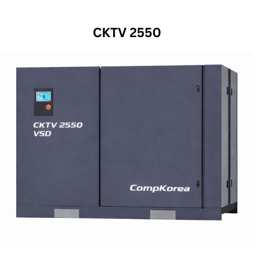 Máy nén khí trục vít biến tần 132KW CompKorea CKTV 2550