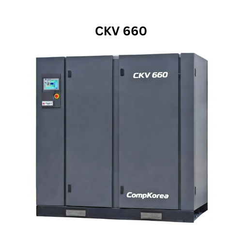 Máy nén khí trục vít biến tần 37KW CompKorea CKV 660