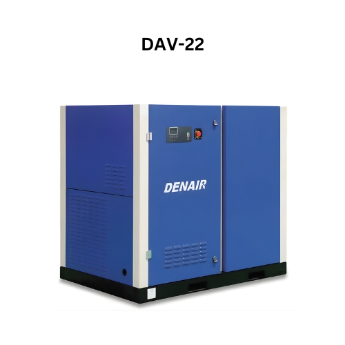 Máy nén khí trục vít biến tần Denair 22kW model DAV-22