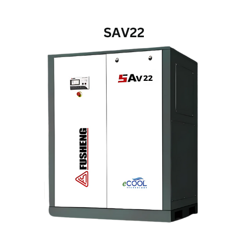 Máy nén khí trục vít biến tần Fusheng 30HP model SAV22