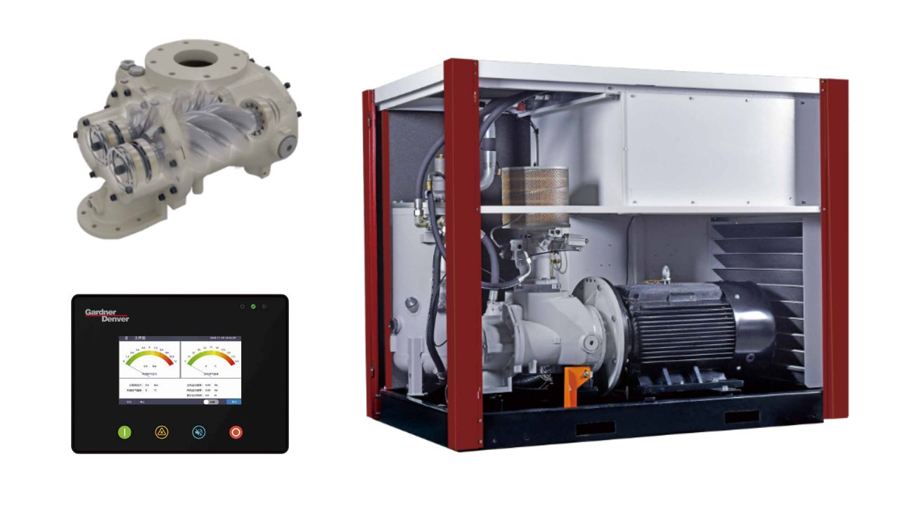 máy nén khí trục vít gardner denver GDK55-10A