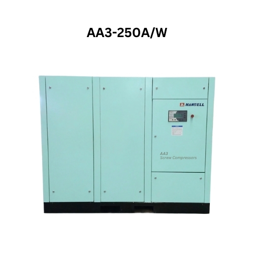 Máy nén khí trục vít Hanbell 250kW model AA3-250A/W