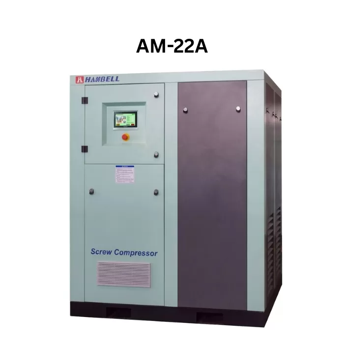 Máy nén khí trục vít biến tần Hanbell 22kw (30hp) AM-22A