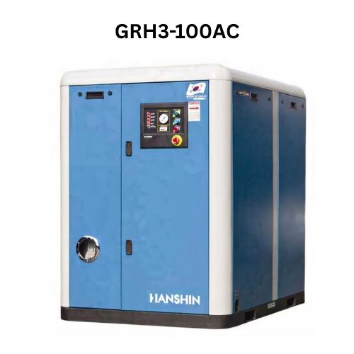 Máy nén khí trục vít  biến tần 75kw (100hp) Hanshin GRH3-100AC (7/8.5/9.9 bar)