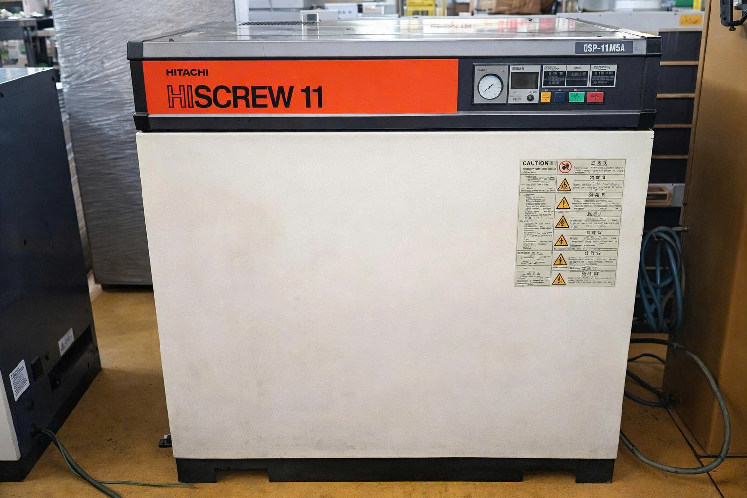 M&aacute;y n&eacute;n kh&iacute; trục v&iacute;t 11KW Hitachi OSP-11M6A(R)N2