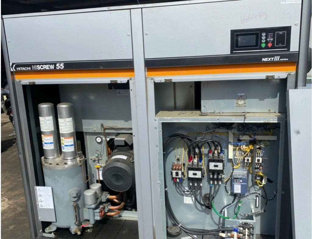 M&aacute;y n&eacute;n kh&iacute; trục v&iacute;t 55KW Hitachi OSP-55M5A(R)N2