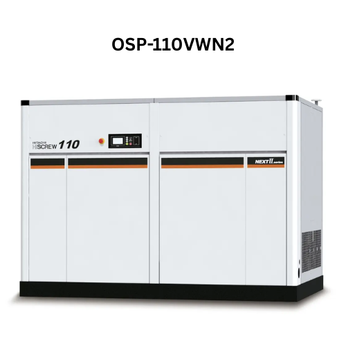 Máy nén khí trục vít biến tần 110KW Hitachi OSP-110VWN2