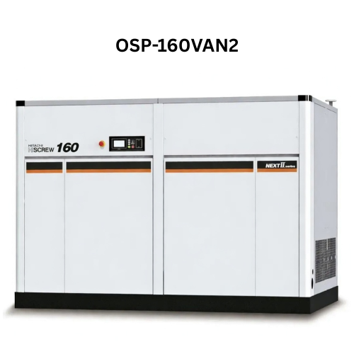 Máy nén khí trục vít biến tần 160KW Hitachi OSP-160VAN2