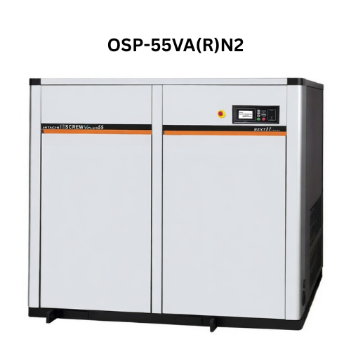 Máy nén khí trục vít biến tần 55KW Hitachi OSP-55VA(R)N2