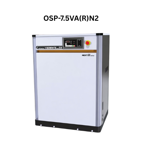 Máy nén khí trục vít biến tần 7.5KW Hitachi OSP-7.5VA(R)N2
