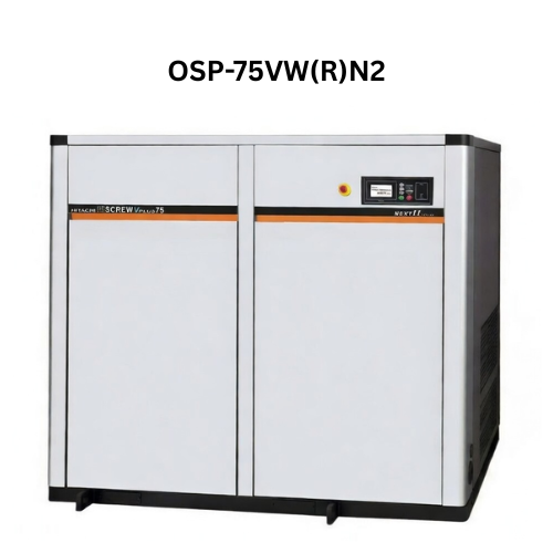 Máy nén khí trục vít biến tần 75KW Hitachi OSP-75VW(R)N2